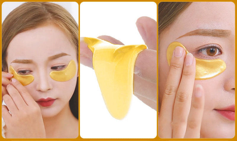 Gold Collagen Eye Mask Patches-Anti Aging Under Eye Treatment for Puffiness Hydration and Dark Circle Reduction
