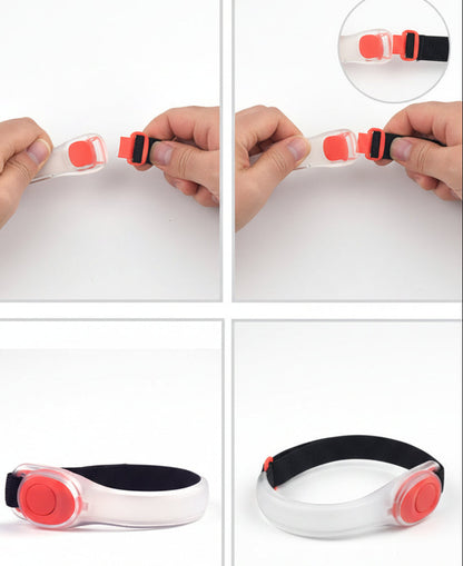 LED Running Armband – Light Up Reflective Sports Bracelet for Night Running, Cycling, Walking and Outdoor Safety Visibility