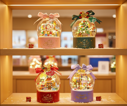 Christmas Tree LED Building Block Set – DIY Mini Brick Holiday Display Toy for Kids, Families and Christmas Decorating Fun