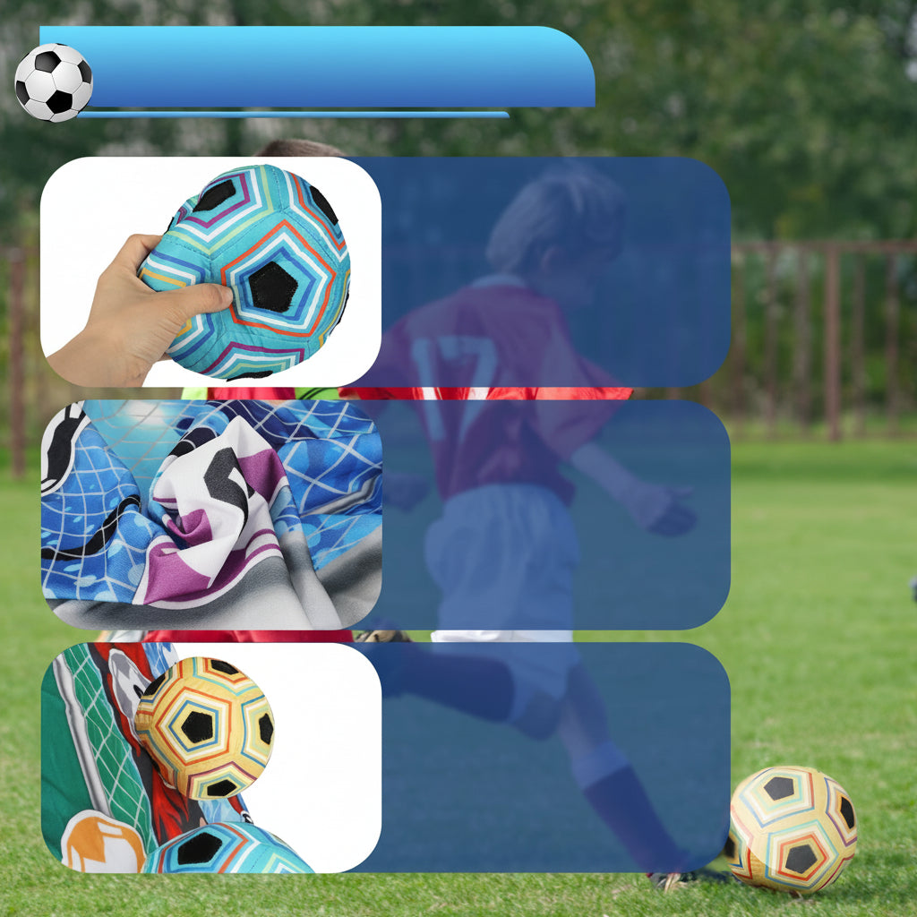 Soccer Goal Training Set for Kids - Sticky Target Shooting Game for Indoor Outdoor Football Practice and Skill Development