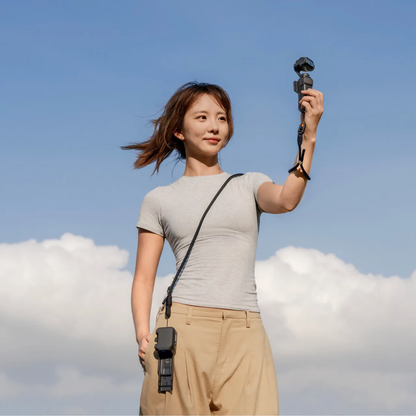 DJI Osmo Pocket 3 Camera Strap – Adjustable 2-in-1 Shoulder and Wrist Strap for Secure Carrying, Everyday Vlogging and Travel Photography