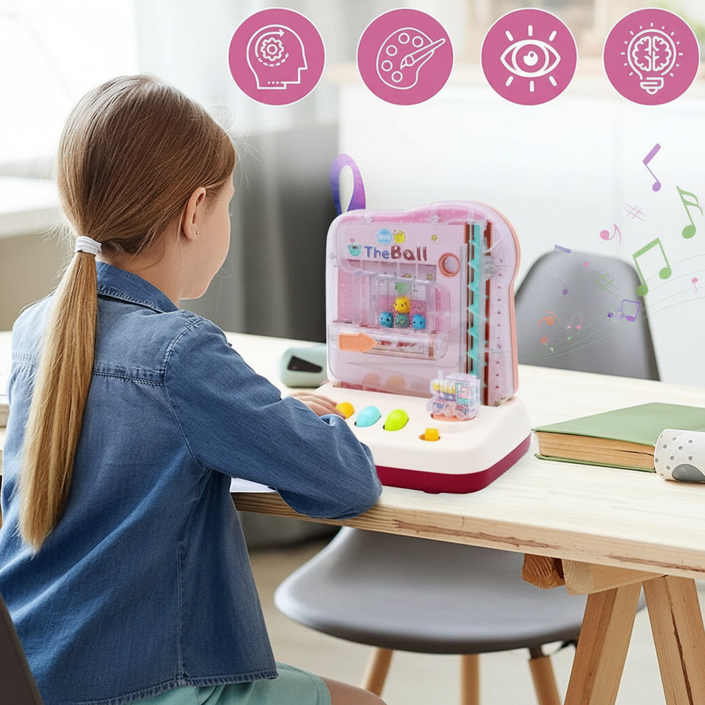 Educational Rolling Ball Track Toy – Interactive Puzzle Game for Children and Parents Promoting Problem Solving, Coordination and Family Fun