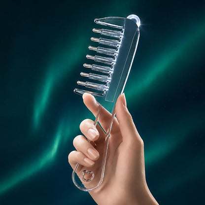 Scalp Liquid Applicator Comb – Mini Portable Anti-Static Hair Care Tool for Precise Serum, Oil and Nourishing Treatment Application at Home
