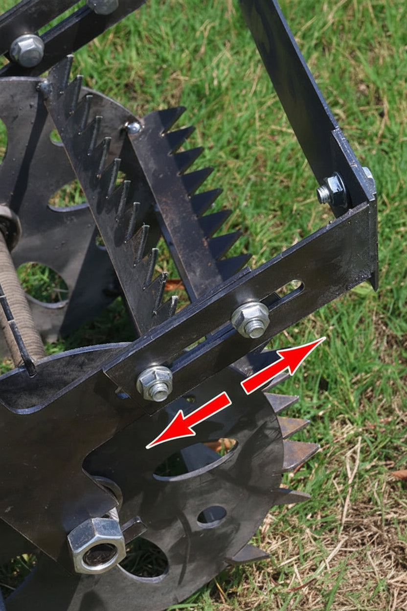Heavy-Duty Weeding Wheel Attachment – Cultivator Head for Grass Removal, Farm Maintenance, Soil Work and Efficient Garden Weed Control