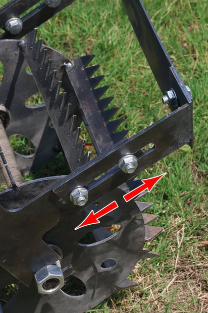 Heavy-Duty Weeding Wheel Attachment – Cultivator Head for Grass Removal, Farm Maintenance, Soil Work and Efficient Garden Weed Control
