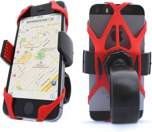Universal Motorcycle GPS Phone Holder with USB Charging – Waterproof Handlebar Mount for Secure Navigation and Convenient Device Charging.