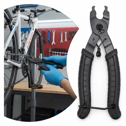 Bike Chain Link Pliers Tool – Anti Slip Cycling Chain Removal Clamp for Quick Bicycle Chain Repair and Maintenance.