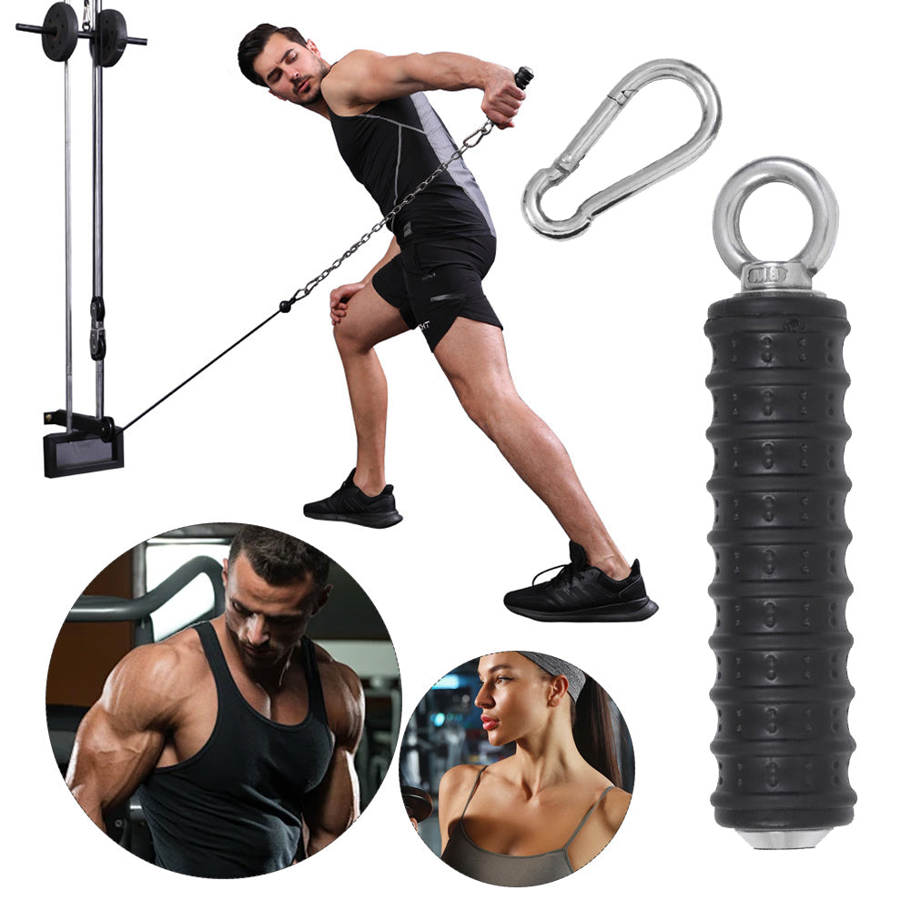 Single Tricep Push Down Handle – Cable Machine Attachment for Arm Workouts, Pull Downs and Strength Training Sessions