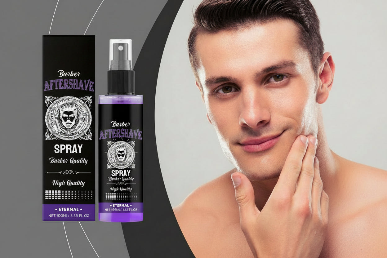 Deep Moisturizing Aftershave Spray 100ml – Hydrating Beard Care Treatment to Soothe Skin, Reduce Redness and Leave a Soft Non-Greasy Finish