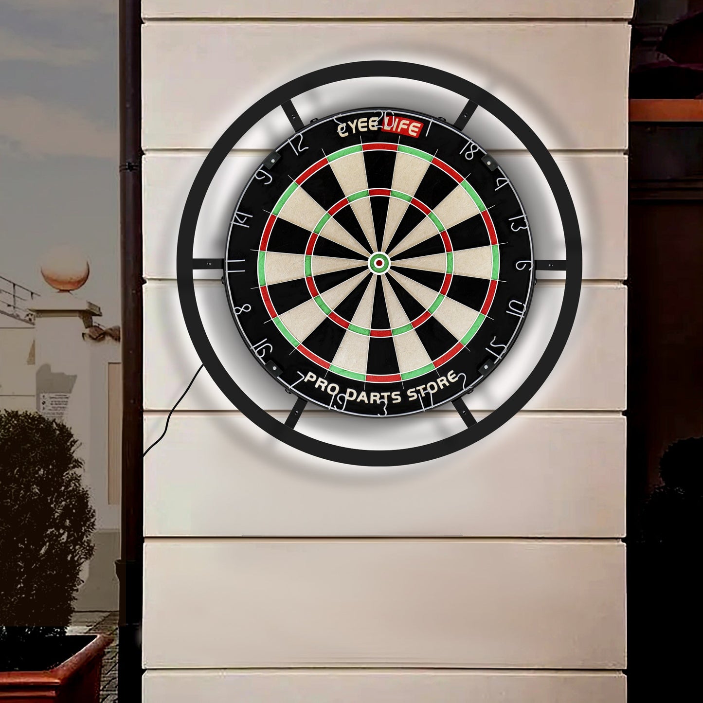Dart Board Lighting System – LED Dartboard Light Ring with Focused Illumination for Professional Practice, Game Rooms, Bars and Competitions