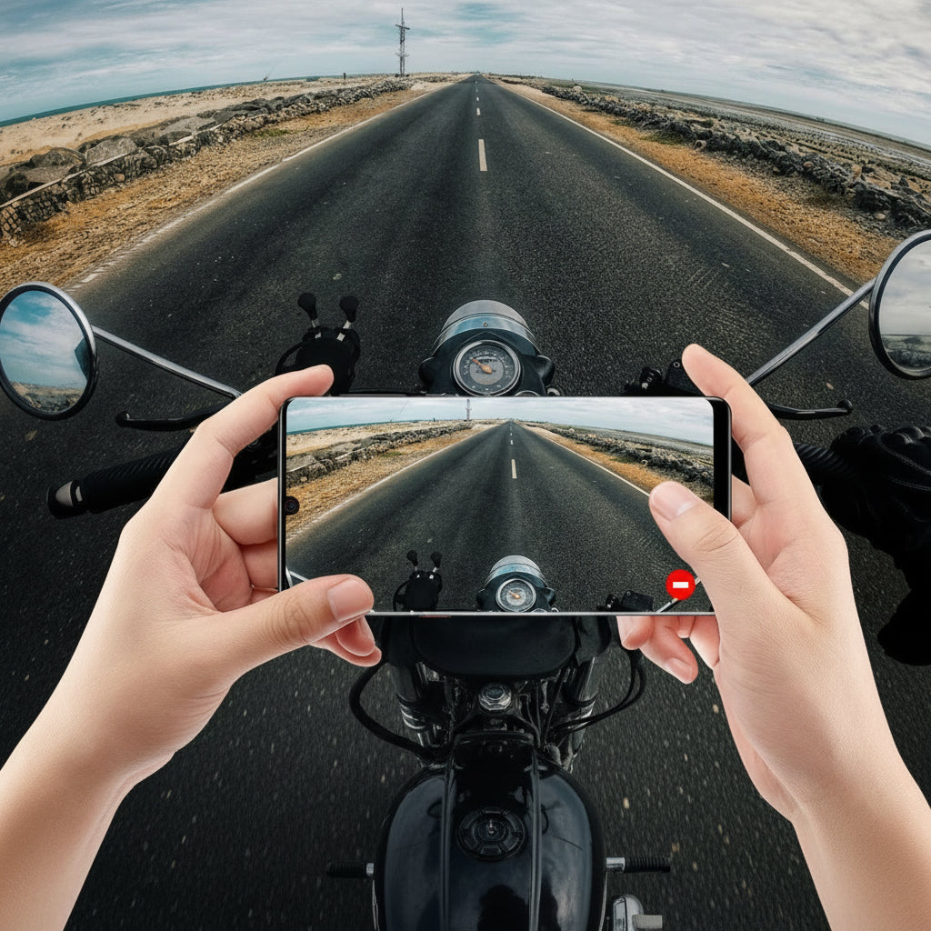 PRO Motorcycle Intercom – Bluetooth Helmet Headset with Video Recording, Wireless Communication and Hands-Free Riding Connectivity