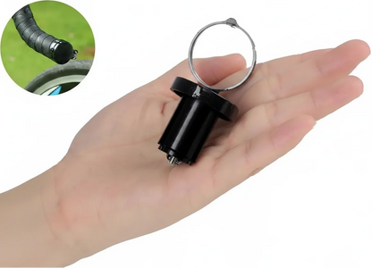 Wide Angle Bicycle Handlebar Mirror – 360 Degree Rotating Rear View Mirror for Road Bikes, Scooters and Safe Cycling
