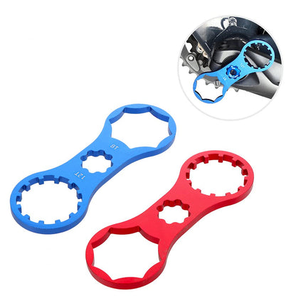 Bike Front Fork Wrench – Ultralight Aluminum Repair Tool for Suntour and RST Suspension Fork Maintenance