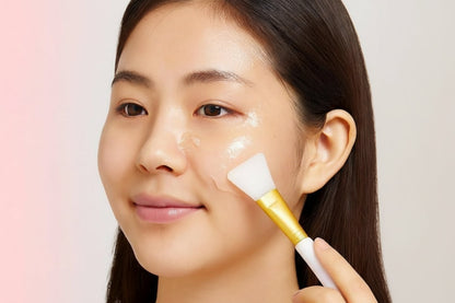 Collagen Wrapping Face Mask Set – Rejuvenating Korean Skincare Treatment with Brush for Hydration, Brightening, Elasticity and Glowing Skin