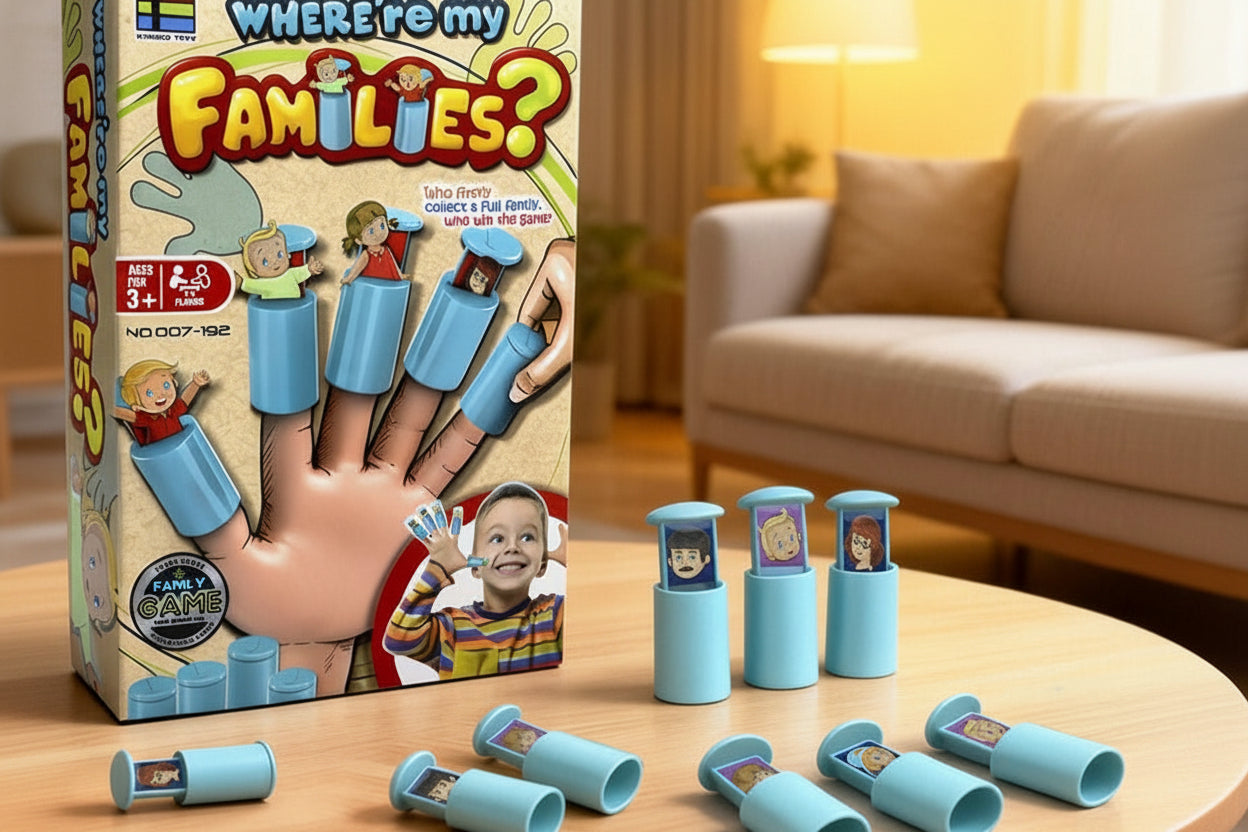 Brain-Boosting Finger Matching Game – Creative Desktop Focus Training Toy for Parent-Child Interaction, Memory Practice and Educational Fun