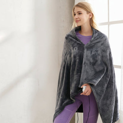 Washable Heated Throw Blanket - USB Powered Wearable Heating Blanket with Multiple Heat Levels for Cozy Warmth