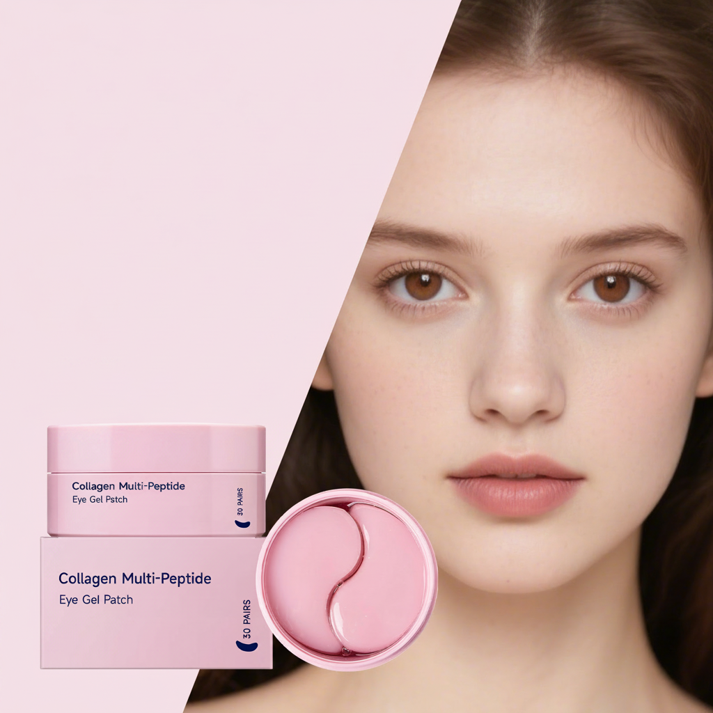 Collagen Peptide Eye Gel Patches – Firming Hydrating Treatment for Wrinkles, Fine Lines, Dark Circles and Under-Eye Rejuvenation