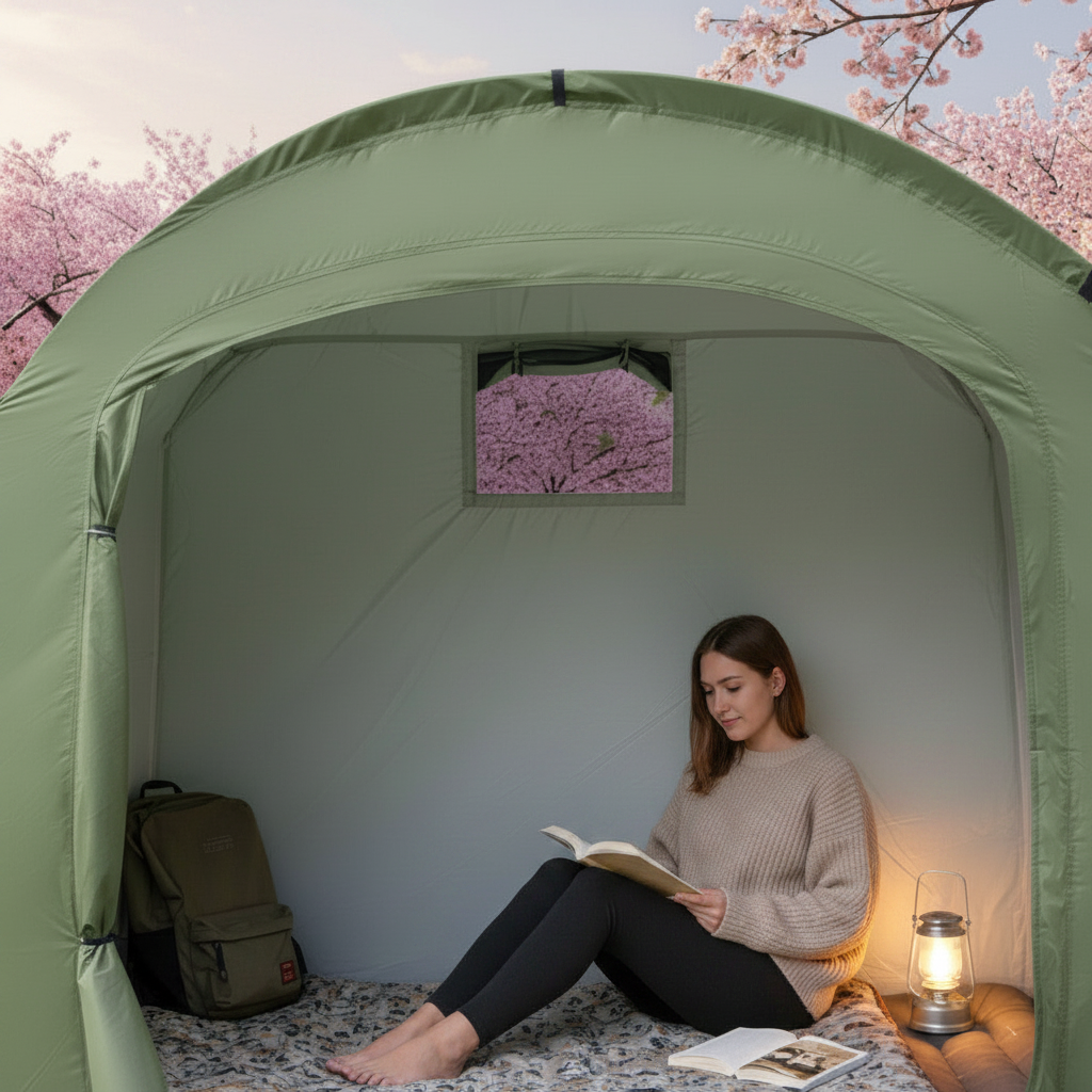 Outdoor Bike Shelter Tent – Portable Waterproof Bicycle Canopy with Thick Oxford Cloth Protection for Cycling, Travel, Hiking and Camping