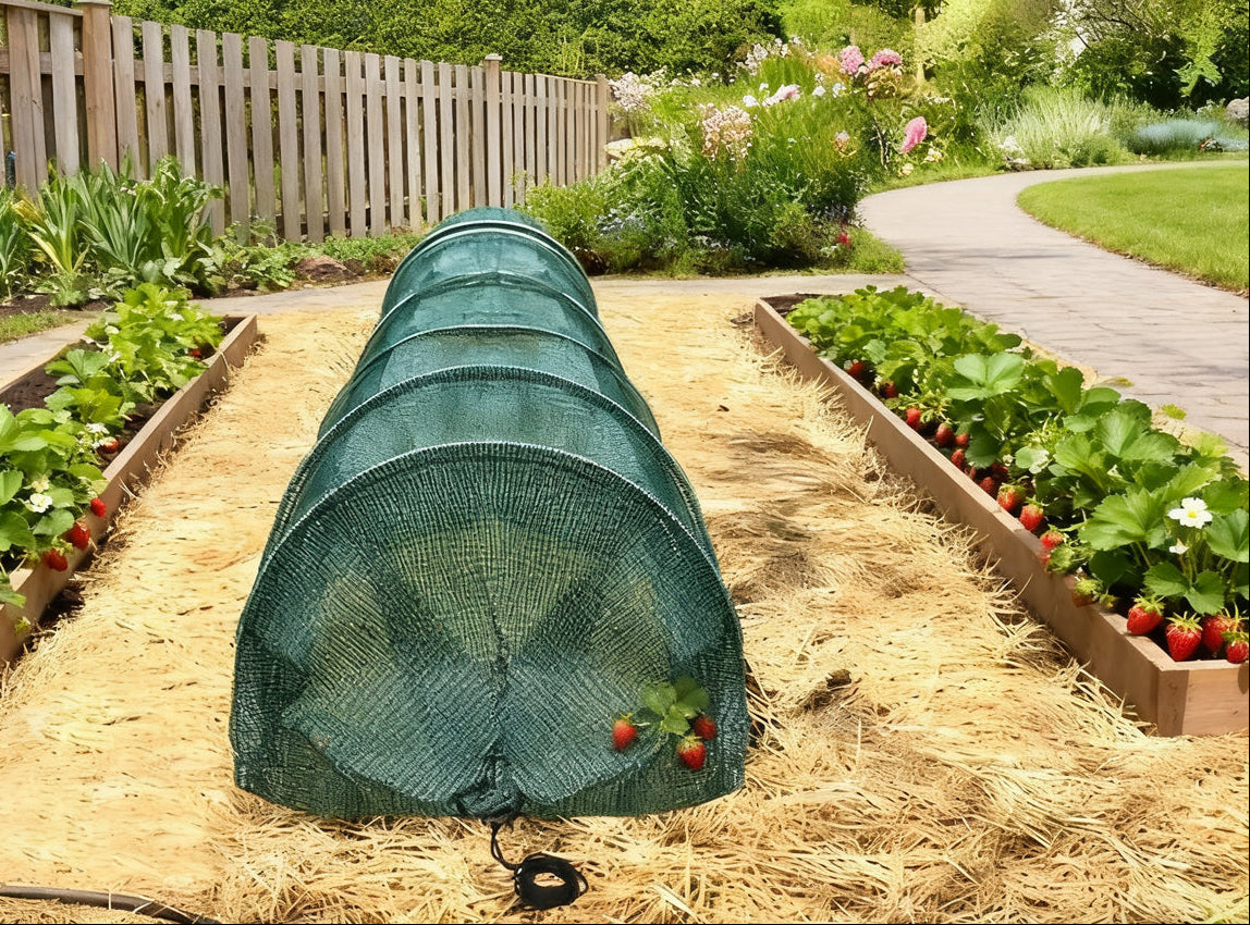 Mini Garden Greenhouse Tunnel – UV Plastic Foil Plant Cover for Balconies, Outdoor Beds, Seedlings and Small-Space Gardening Protection