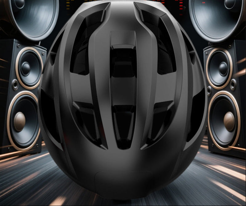 Bluetooth Smart Cycling Helmet – Waterproof Bike Helmet with Built-In Music, Safety Lights and Breathable Unisex Racing Design for Outdoor Riding