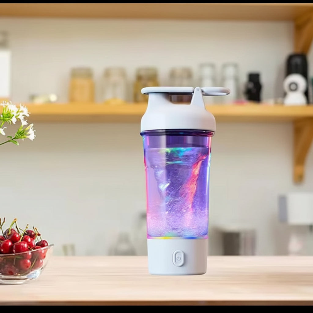 Electric Protein Shaker Bottle – 25OZ USB-C Rechargeable Mixer with Pulse Blending for Smooth Protein Shakes, Supplements, Gym Sessions and Travel