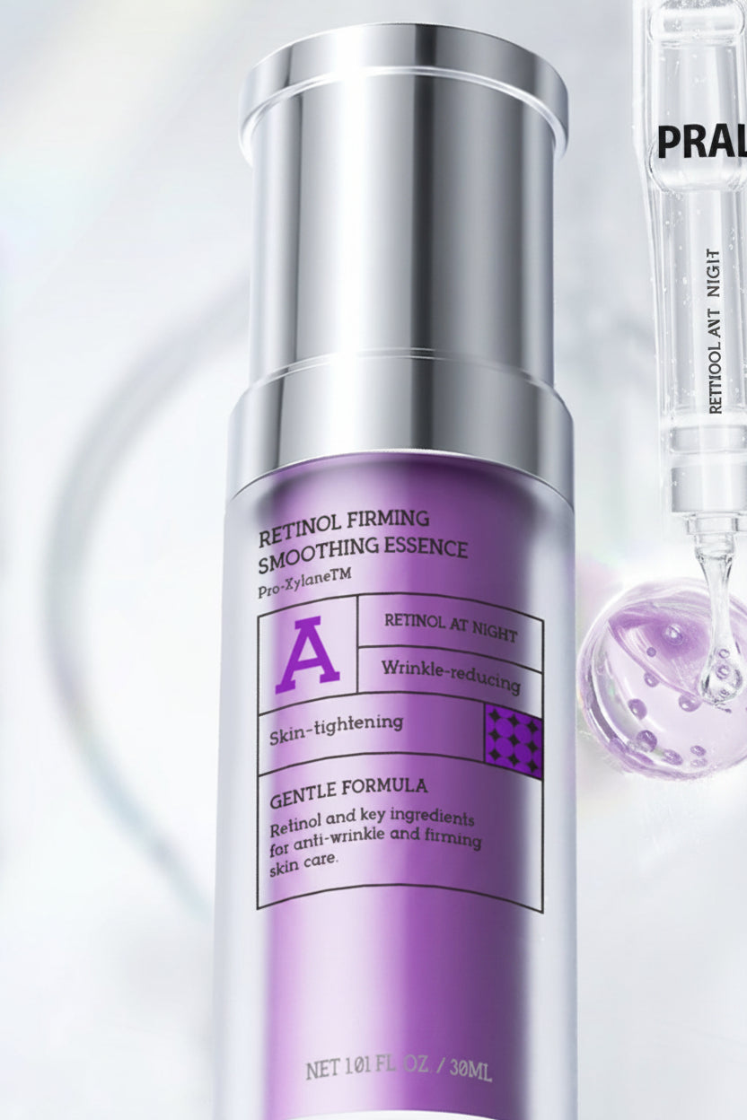 Retinol and Peptide Face Serum – 300PPM Retinol Skin-Care Formula for Smoother-Looking Texture, Hydration, Firmness and Everyday Wrinkle-Care Routines