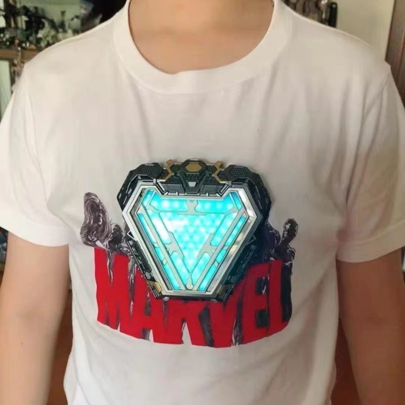 Arc Reactor Chest Light - Wearable Marvel Avengers Iron Man MK50 LED Collectible Cosplay Display Gift for Fans and Kids