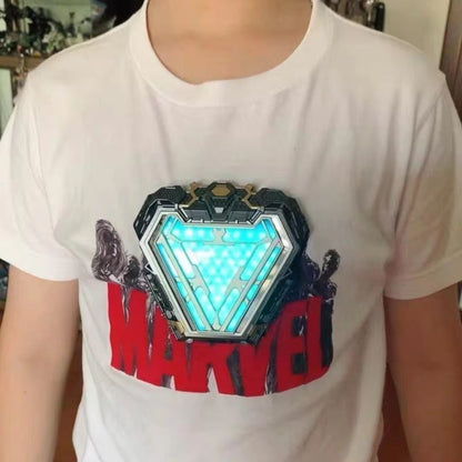 Arc Reactor Chest Light - Wearable Marvel Avengers Iron Man MK50 LED Collectible Cosplay Display Gift for Fans and Kids