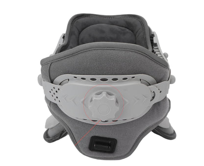 Heated Cervical Traction Collar – Adjustable Neck Stretch Device with Hot Compression for Spine Support and Pain Relief