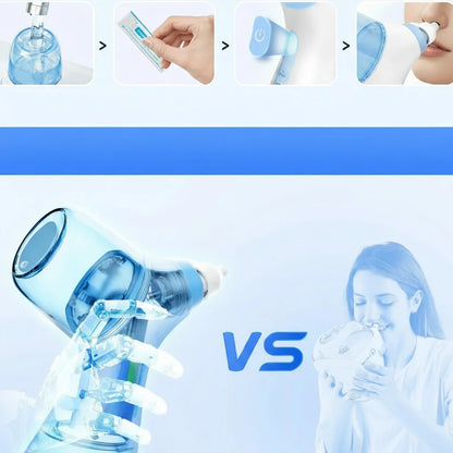Nasal Irrigation System Sinus Rinse Machine – Electric Nose Cleaner with Water Tank for Sinus, Allergy Relief and Easy Home Nasal Care