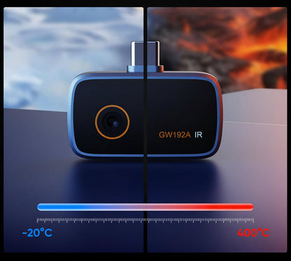 Thermal Imaging Camera – Portable 192x192 Infrared Thermal Scanner for Android iPhone Electronics Inspection and Repair