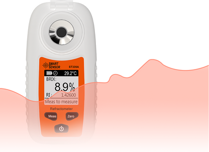 Digital Brix Refractometer–  Professional Sugar Content Meter for Fruit Juice, Wine, Beer and Beverage Quality Testing from 0–35%