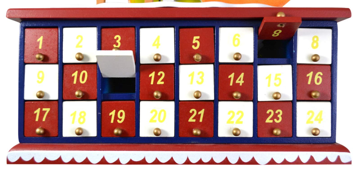 Christmas Tree Advent Calendar – Creative 24 Drawer Countdown Organizer for Holiday Treats, Gifts and Seasonal Home Decor