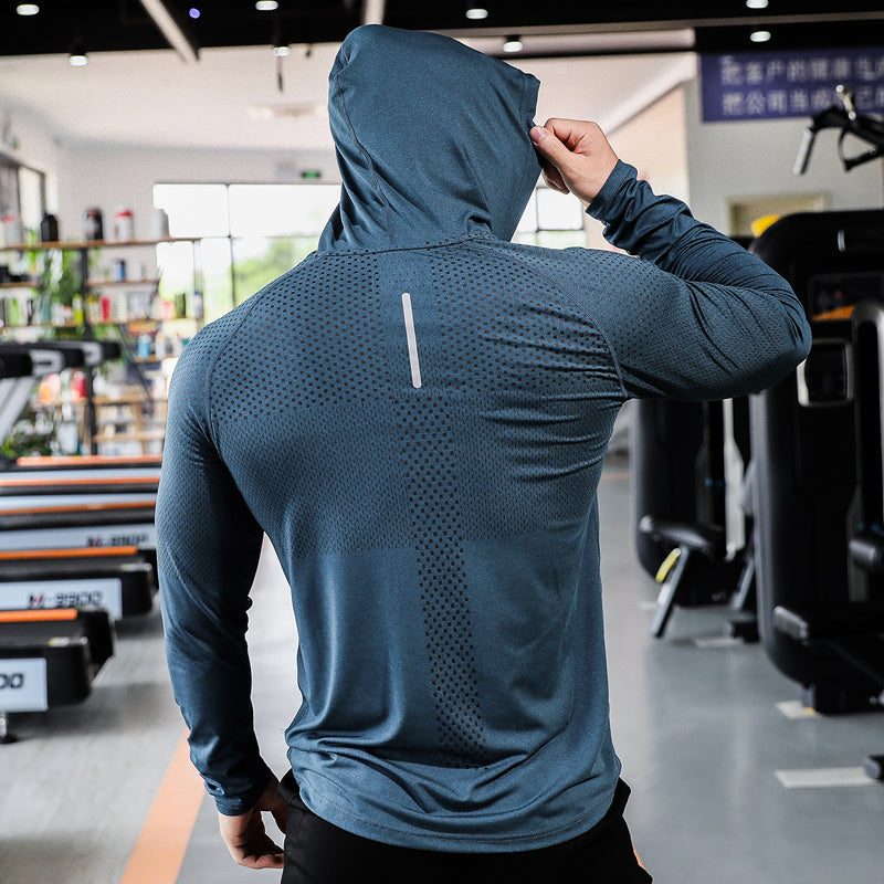 Mens Fitness Tracksuit Set-Running Hoodie and Joggers for Gym Training Workouts and Active Lifestyle Performance