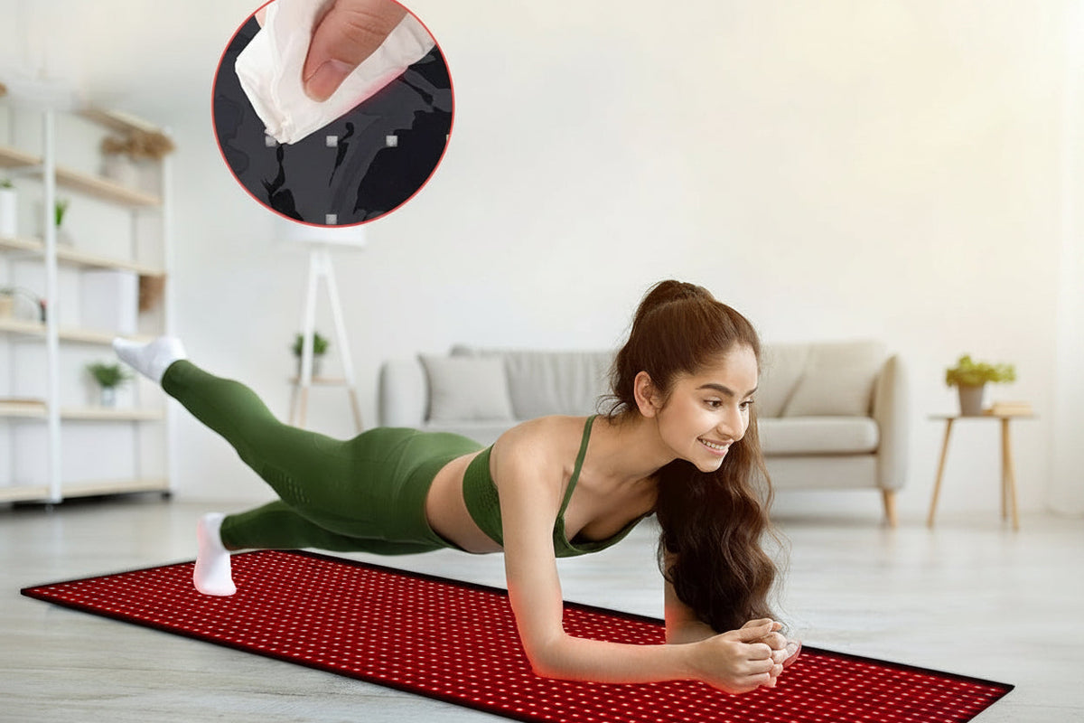 Full Body Red Light Therapy Mat – Large Infrared LED Blanket with 660nm and 850nm Lights for Wellness, Muscle Recovery and Relaxation