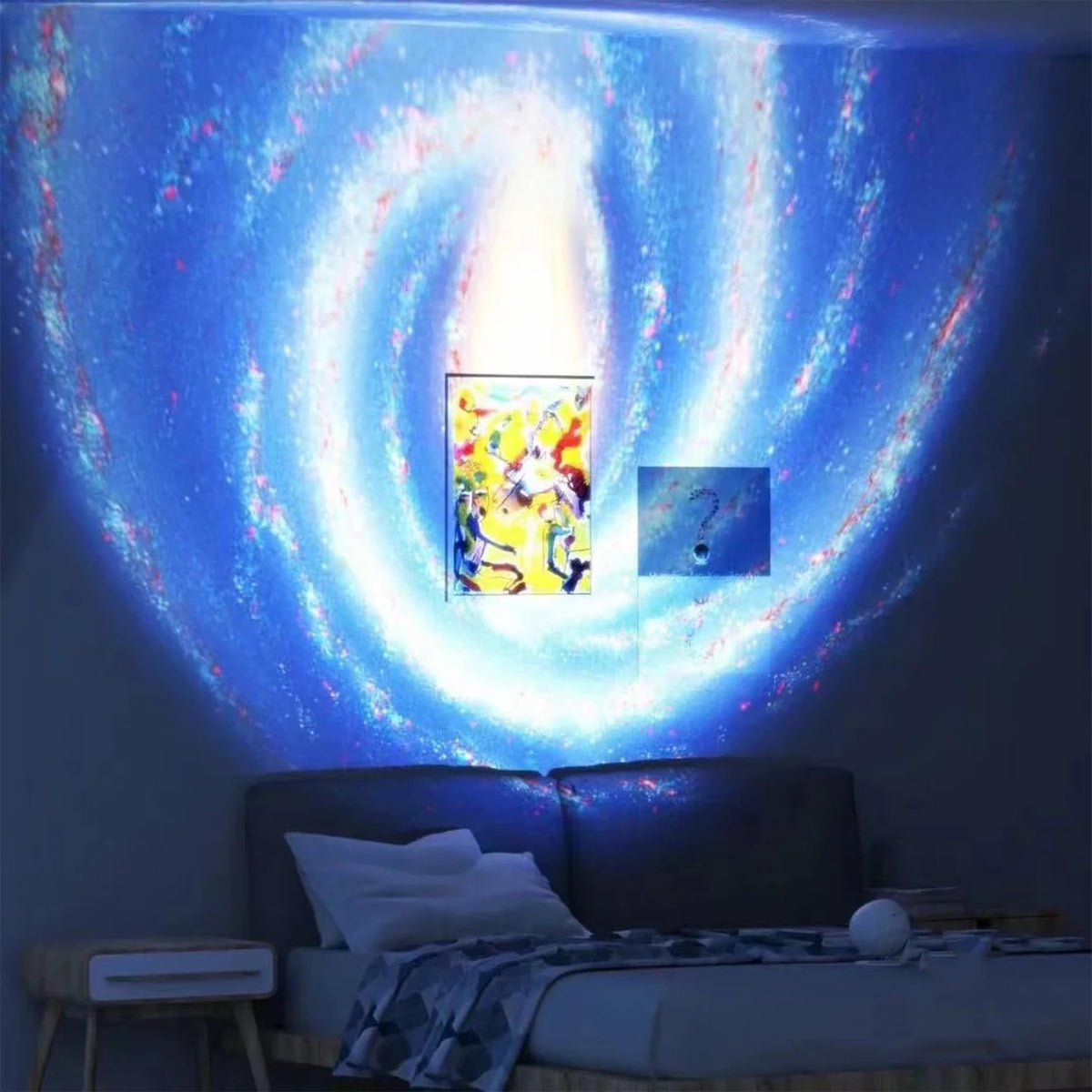 Galaxy Projector Night Light - Rotating Starry Sky Planetarium Lamp for Bedrooms, Parties and Romantic Decor