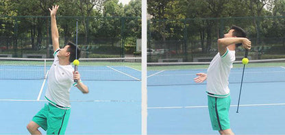 Portable Tennis Swing Trainer – Single Ball Practice Equipment for Beginners to Improve Serves, Accuracy and Stroke Technique