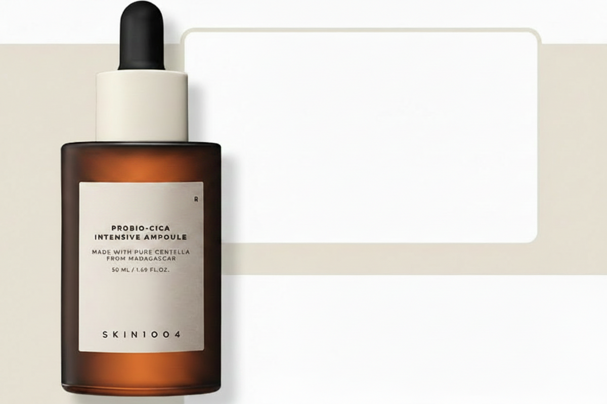 Madagascar Centella Probio-Cica Ampoule Serum – Korean Facial Essence for Deep Hydration, Skin Barrier Care and Soothing Daily Skincare