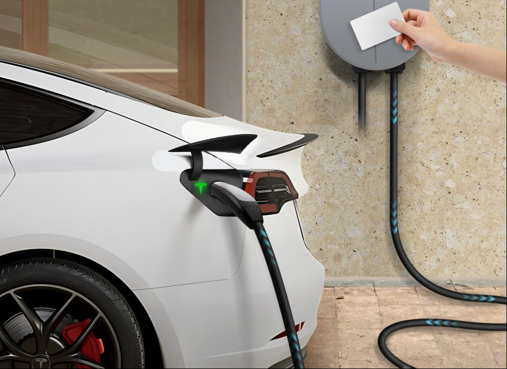 Smart EV Charger – 7KW Type 2 Wallbox Charging Station with LCD Screen, 32A Fast Charging for Electric Vehicles