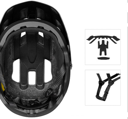 Rechargeable LED Cycling Helmet – Ultralight MTB Mountain and Road Bike Helmet for Men and Women with High-Visibility Safety Light
