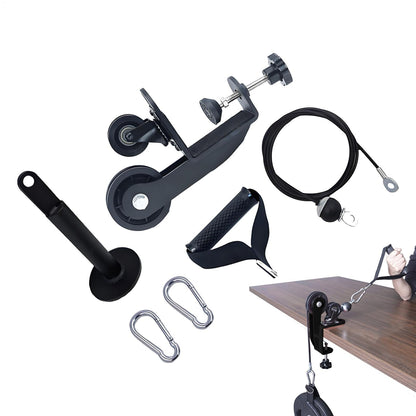 Forearm Wrist Trainer – Adjustable Silent Pulley Strength Device for Arm Wrestling, Grip Power and Muscle Development