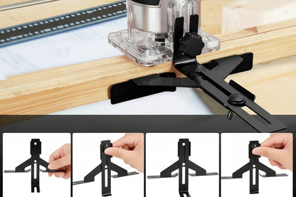 Brushless Cordless Wood Router – 5-Speed Electric Hand Trimmer for Woodworking, Engraving and Slotting Compatible with Makita 18V Batteries