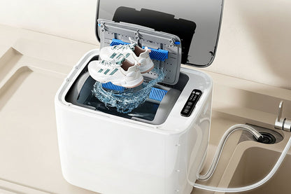 Automatic Shoe Washing Machine – Dual-Purpose Electric Cleaner with Detachable Brush Head and One-Button Cleaning for Household Footwear Care