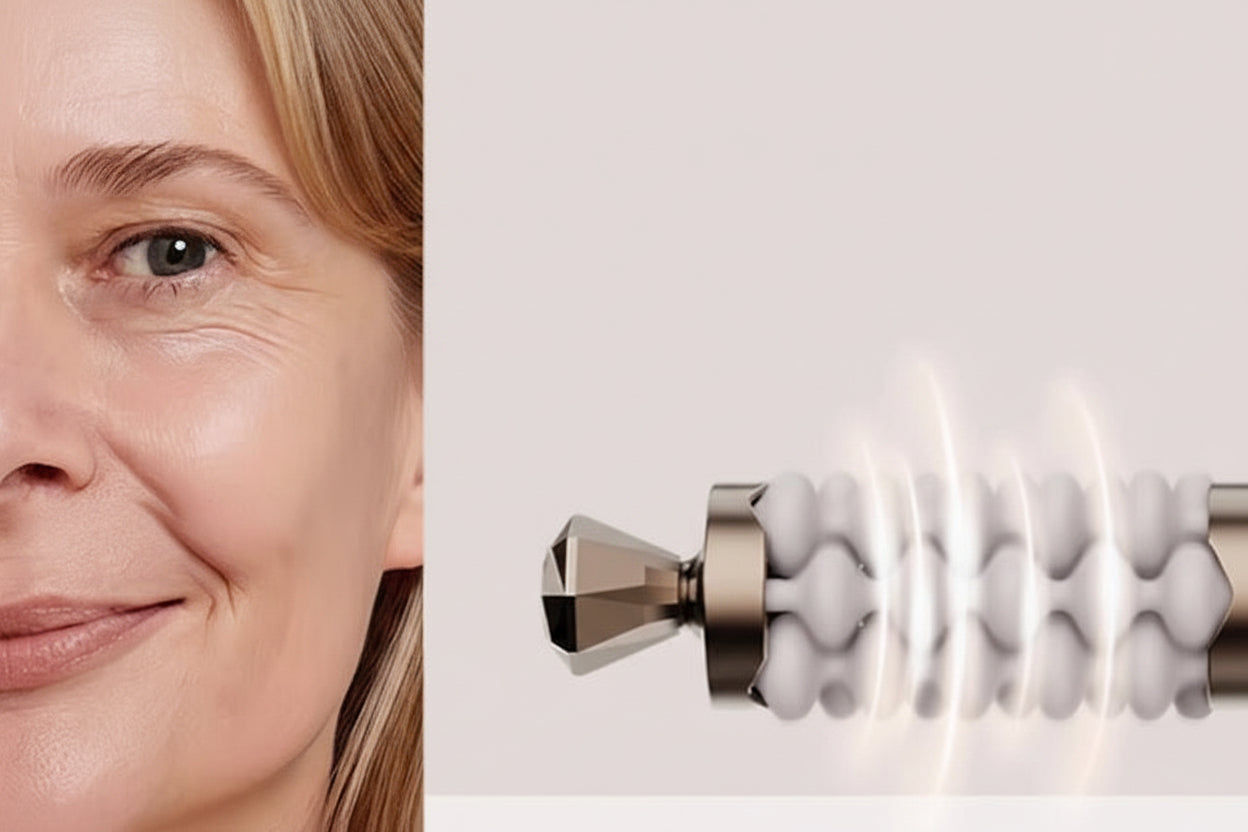 Face and Neck Massage Stick – Dual-Purpose Electric Beauty Tool for Gentle Firming Massage, Relaxation and Convenient At-Home Skin-Care Routines