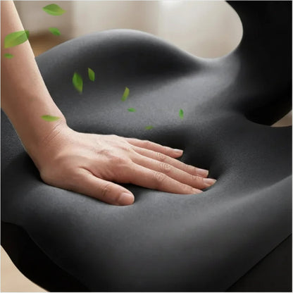 Ergonomic Memory Foam Lumbar Cushion – Pressure-Relief Back Support Pad for Office Chairs, Long Sitting, Posture Comfort and Everyday Seat Support