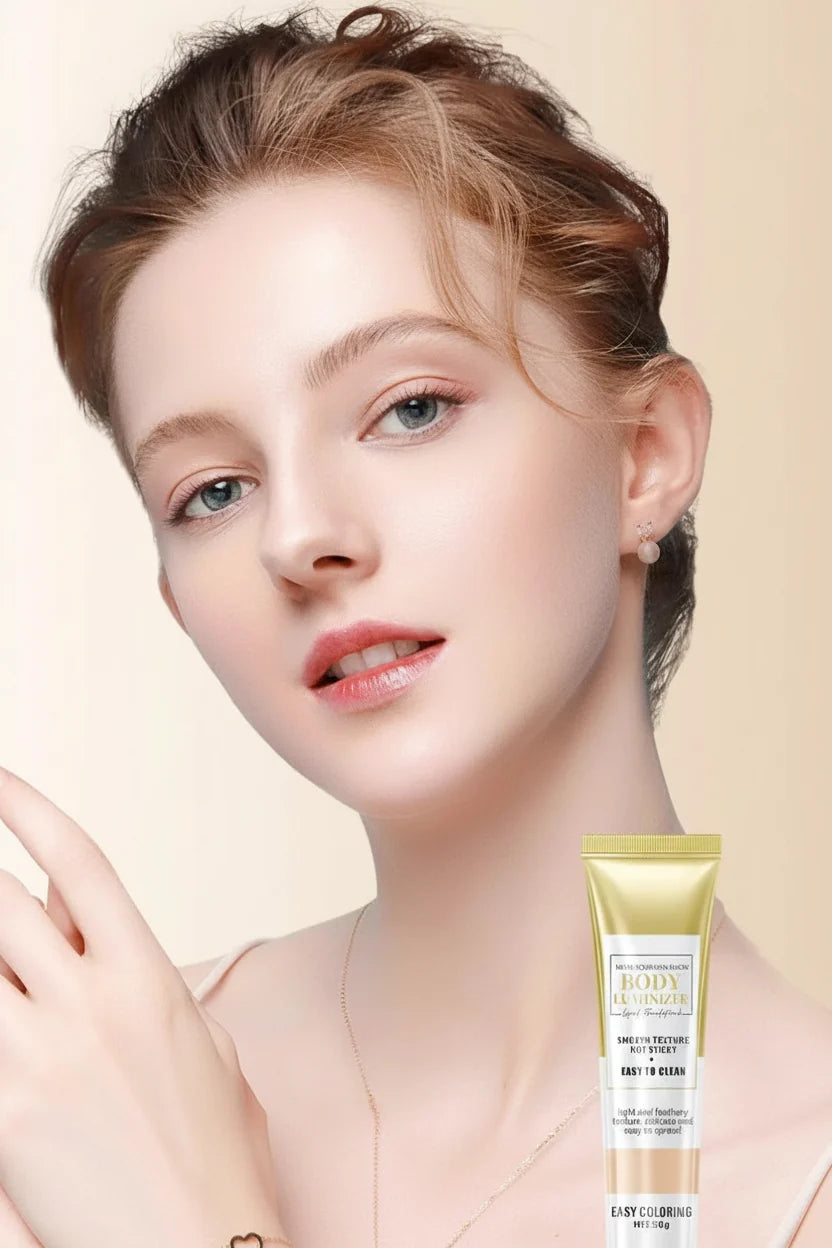 ICVC Liquid Foundation Highlighter – Full-Coverage BB Cream with Brightening Concealment for Natural Radiance, Smooth Makeup and Fresh Everyday Glow