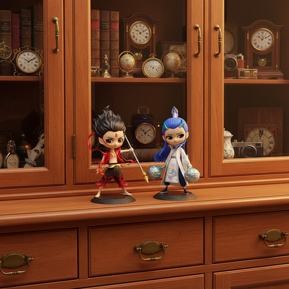 Blind Box Figure - Collectible Surprise Toy Featuring Nezha and Ao Bing Character Series