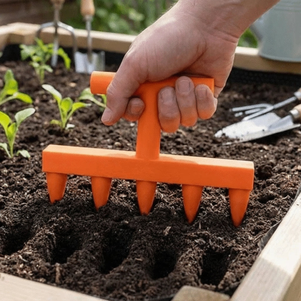 Precision Garden Seed Sower – Household Vegetable and Flower Seed Dispenser for Faster, Cleaner Planting, Seedling Trays and Organized Nursery Work