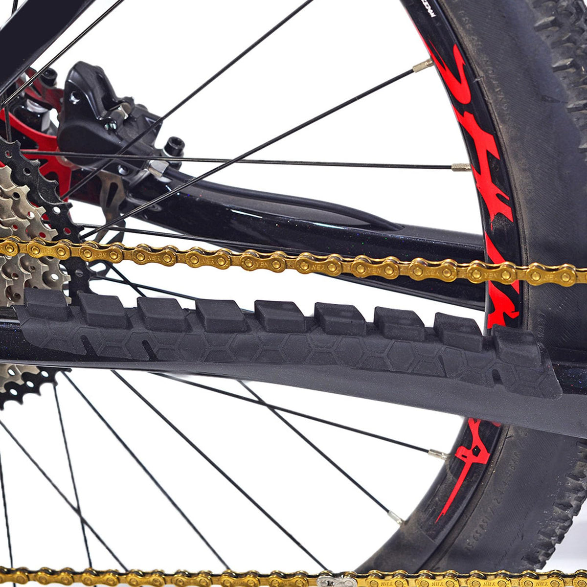 Silicone Bicycle Chain Guard – Shockproof Frame Protector Pad for Mountain and Road Bikes Against Scratches and Wear