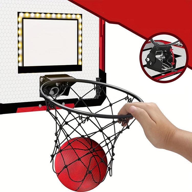 Double Basketball Hoop Game Set - Indoor Outdoor Throwing and Shooting Toy for Active Kids Sports Training and Family Fun